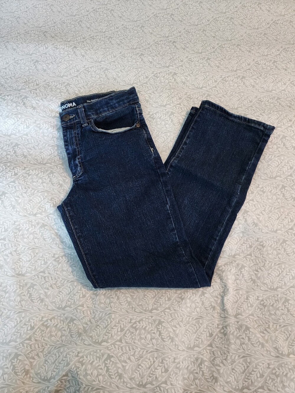 Sonoma Goods For Life Straight-Fit Flexwear Denim Jeans, Boys Size 14